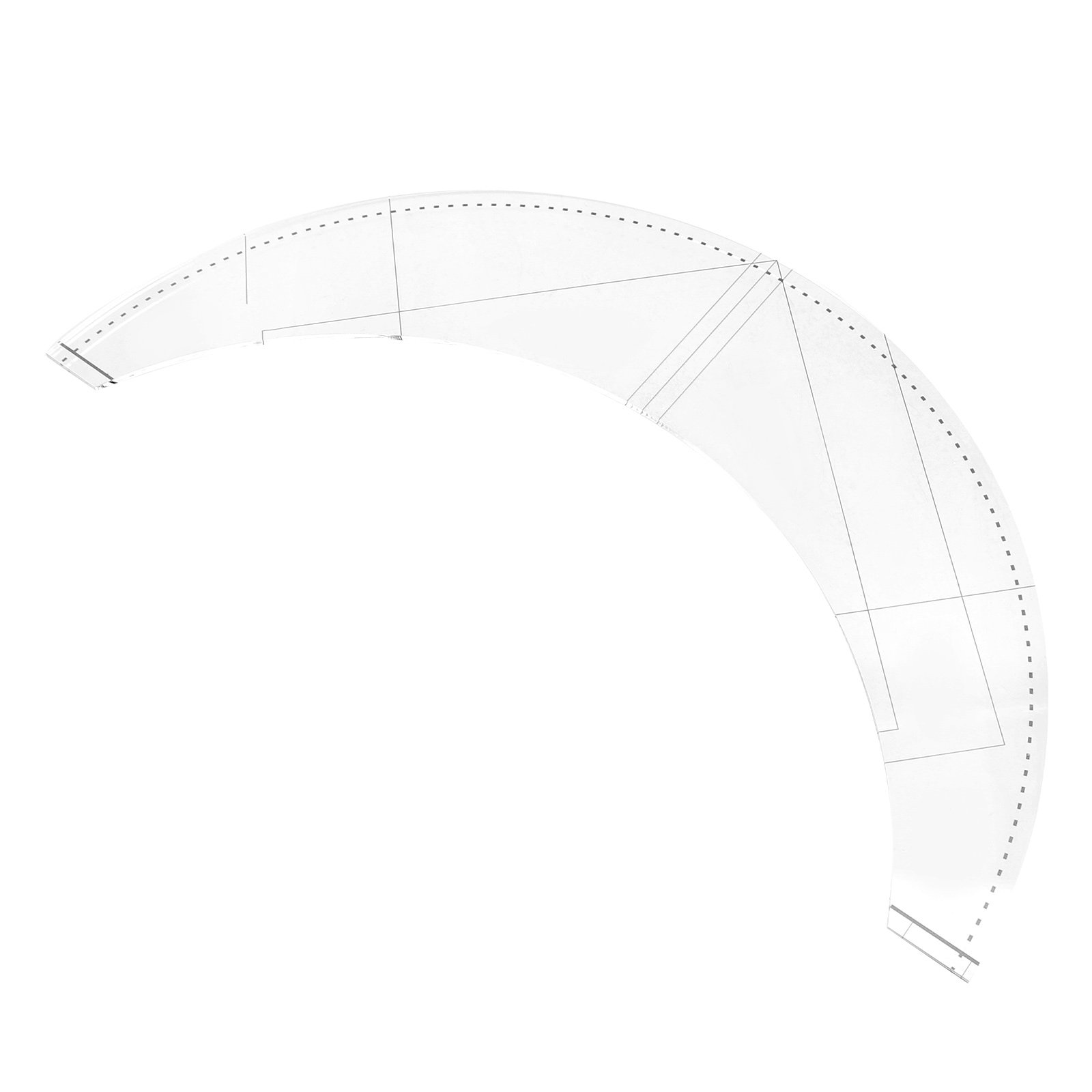 Sewing Gauge Ruler - Многофункциональная акриловая линейка для пэчворка, квилтинга