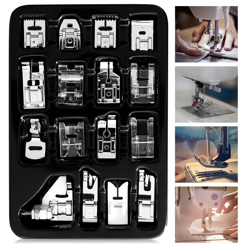 Набор из 16 универсальных приж – обзор и цена Textile Sewing Machine